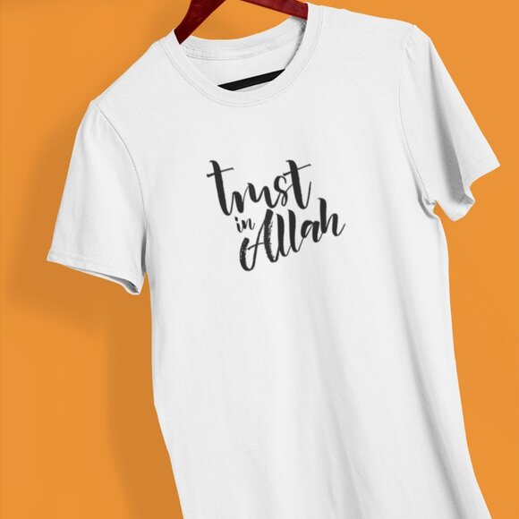 Trust in Allah Shirt | Islam Statement Shirt Ramadan Shirt | Islamic Shirt - Picture 1 of 10